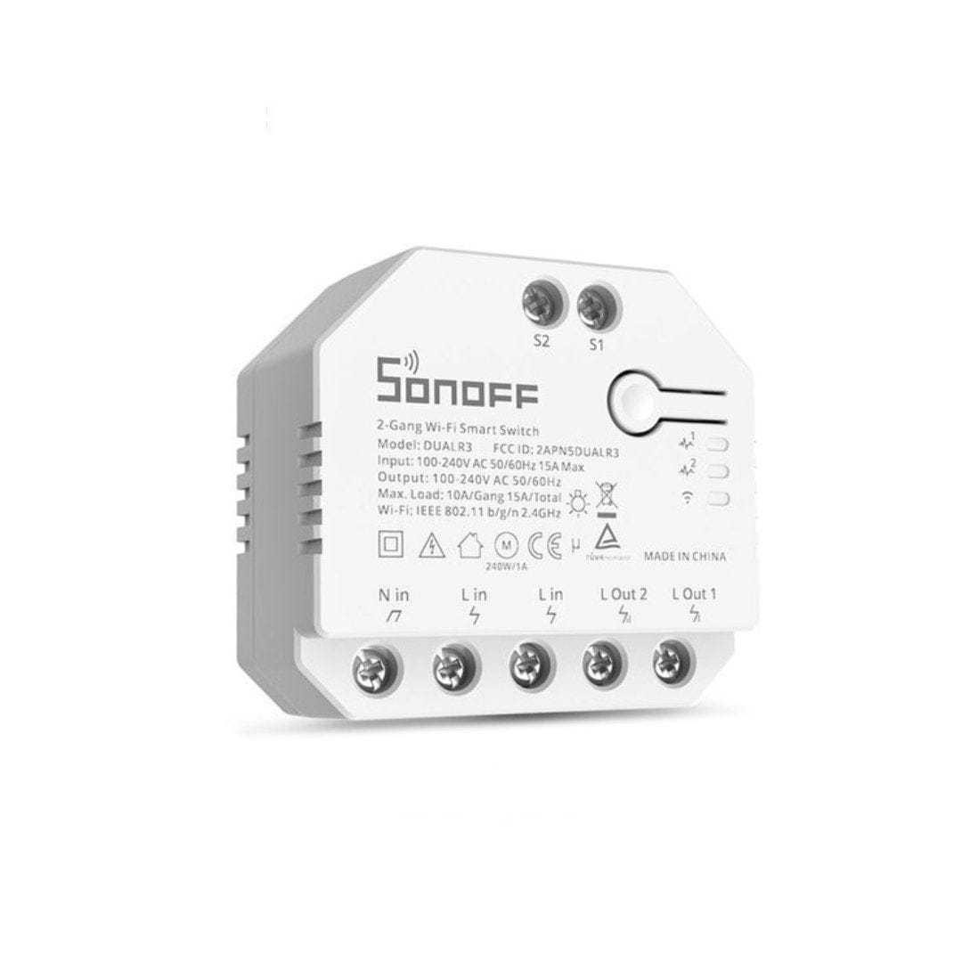 interrupteur-wifi-pour-volet-roulant-double-canaux-sonoff-dual-r3-compatible-avec-alexa-et-google-home-sonoff-sonoff-binaa-933211 Relais intelligent rideau Sonoff Dual R3 Wifi - Image 1