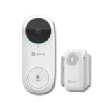 Sonnette intelligente vidéophone HD 1080p Kit Ezviz DB2C sans fil