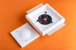 Diffuseur carré KVADRO 100 – Insufflation / Extraction avec régulateur de débit – Image 6