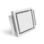 Diffuseur carré KVADRO 100 – Insufflation / Extraction avec régulateur de débit