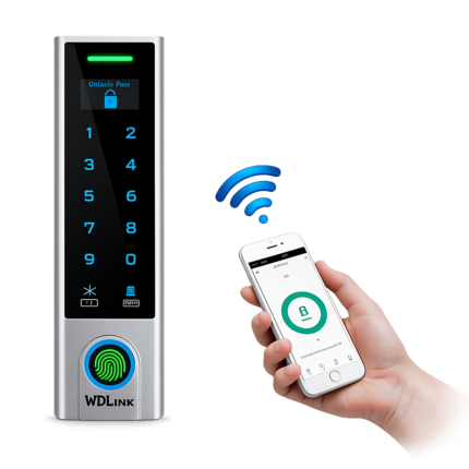 WDLink WDCA3EMW – Contrôle d’Accès Intelligent avec Reconnaissance Faciale, RFID, Code PIN & Application Tuya